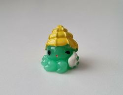 Handmålad liten bläckfisk, minibläckfisk / miniatyr