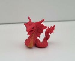 Schleich, rött monster / drake, leksaksdjur