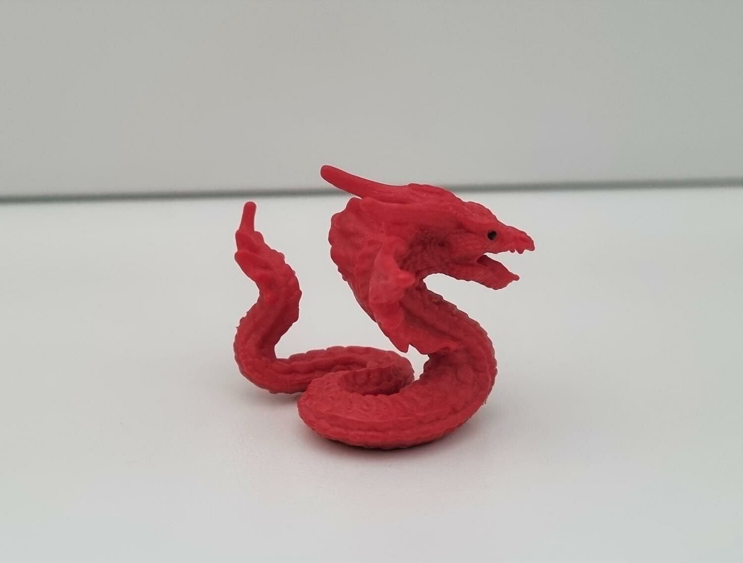Schleich, rött monster / drake, leksaksdjur