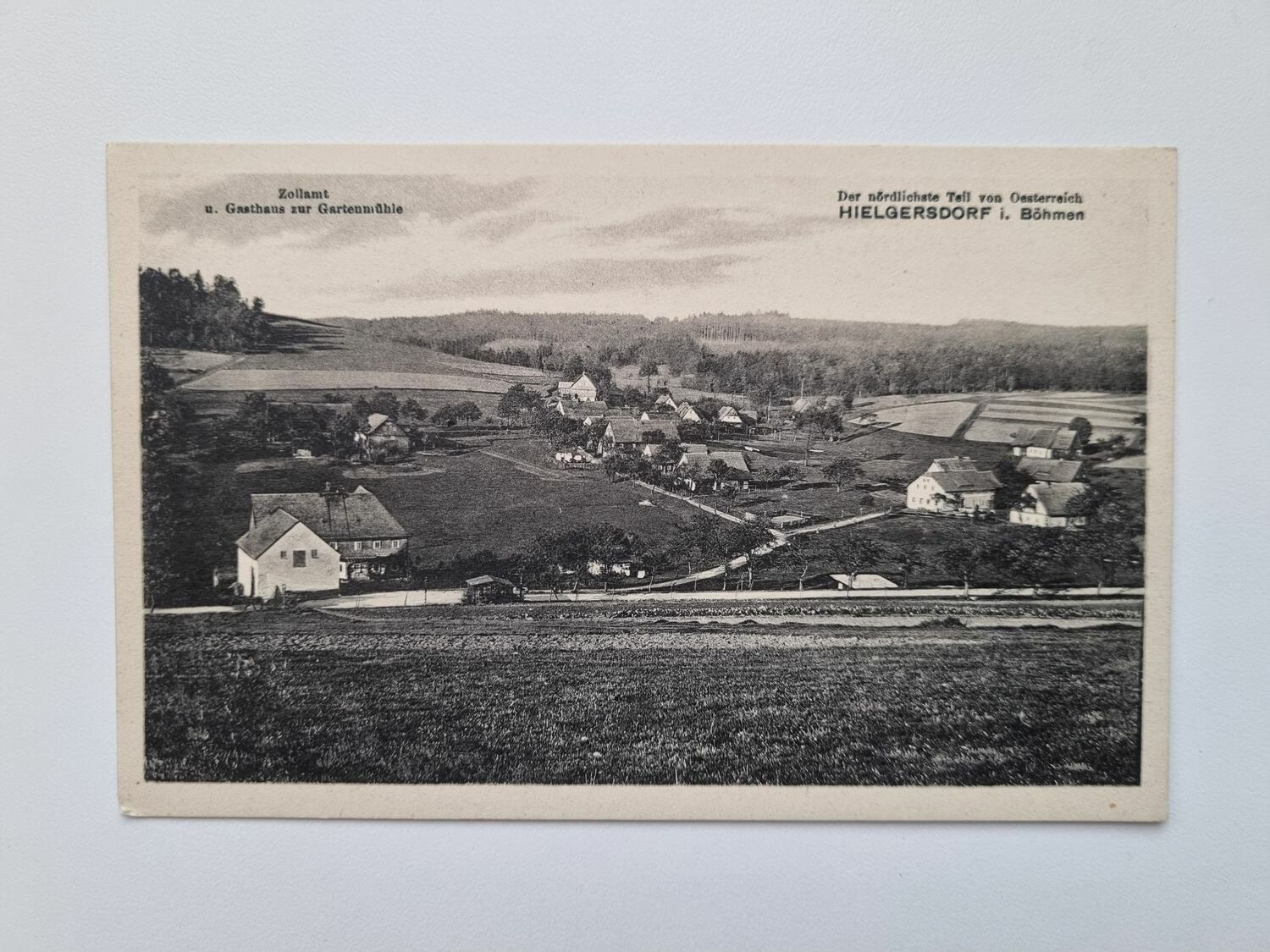 Äldre vykort HIELGERSDORF i. Böhmen