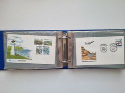 Album, 39 st brev samt frimärken över Färöarna