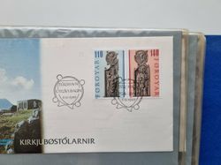 Album, 39 st brev samt frimärken över Färöarna