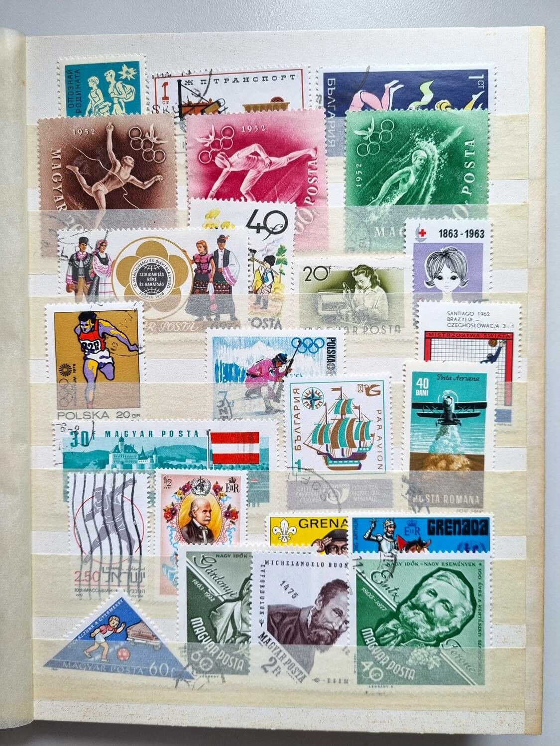 Album med frimärken (Rumänien)