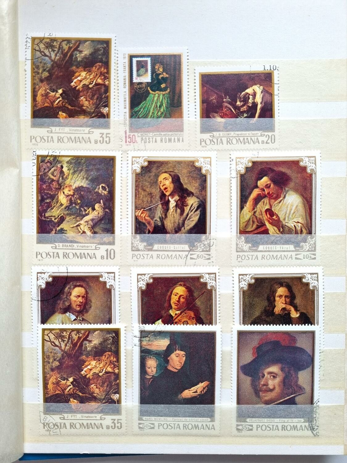 Album med frimärken (Rumänien)