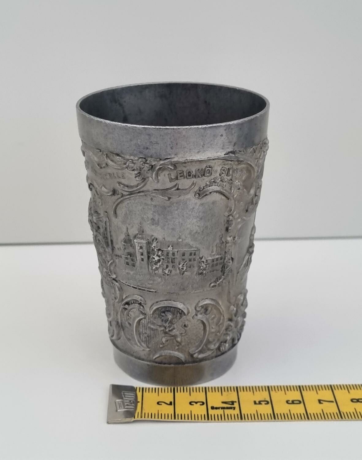 Bägare / mugg. Albin Andersson Lidköping. Tenn & metall F.A.B Stockholm