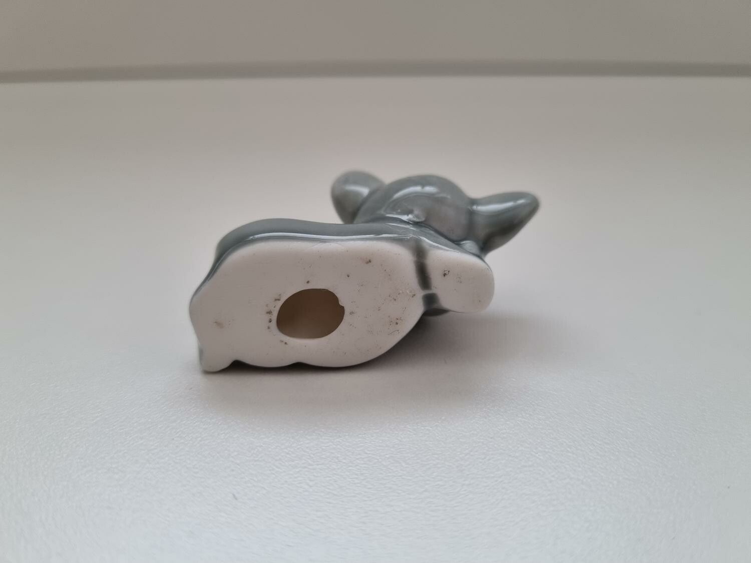 Figurin miniatyr mus, mini mus i porslin