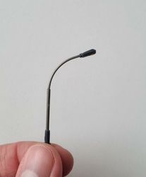 Lampa, gatulampa, miniatyrlampa (LED) För dockhus, tittskåp, tågräls etc