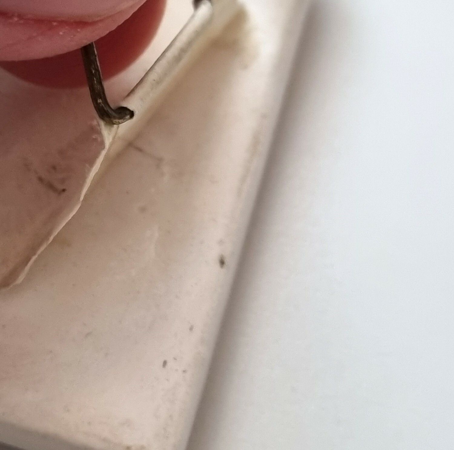 Miniatyrtavla i porslin, för upphängning på vägg