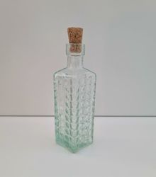 1 st Glasflaska med kork (10,6 x 3 cm, 83 gram)