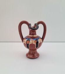 1 st kruka med öron i porslin (6,9 cm hög)