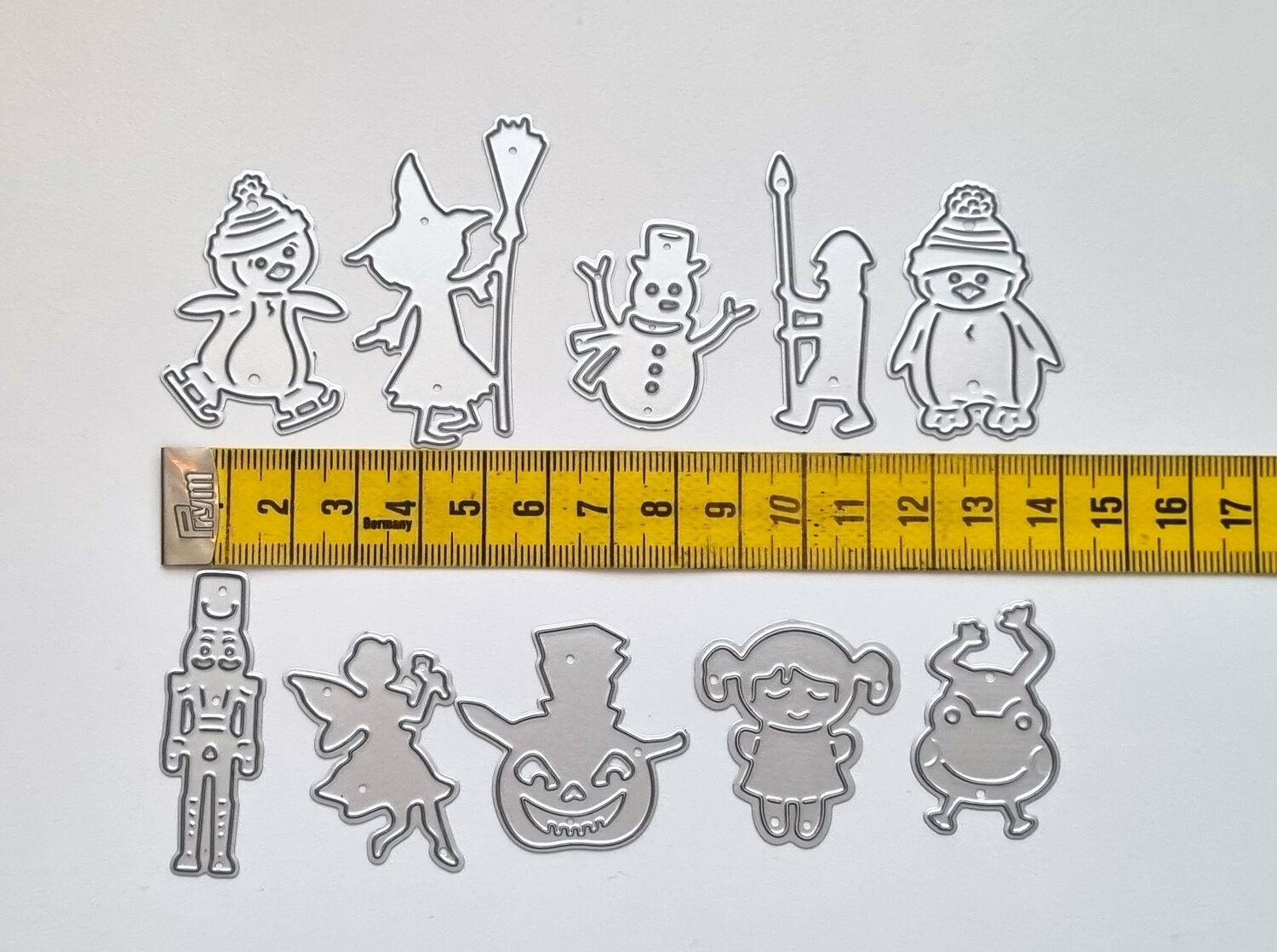 Scrapbooking, dies, cutting dies - 10 st figurer