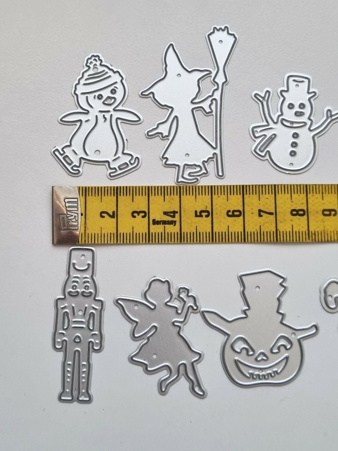 Scrapbooking, dies, cutting dies - 10 st figurer