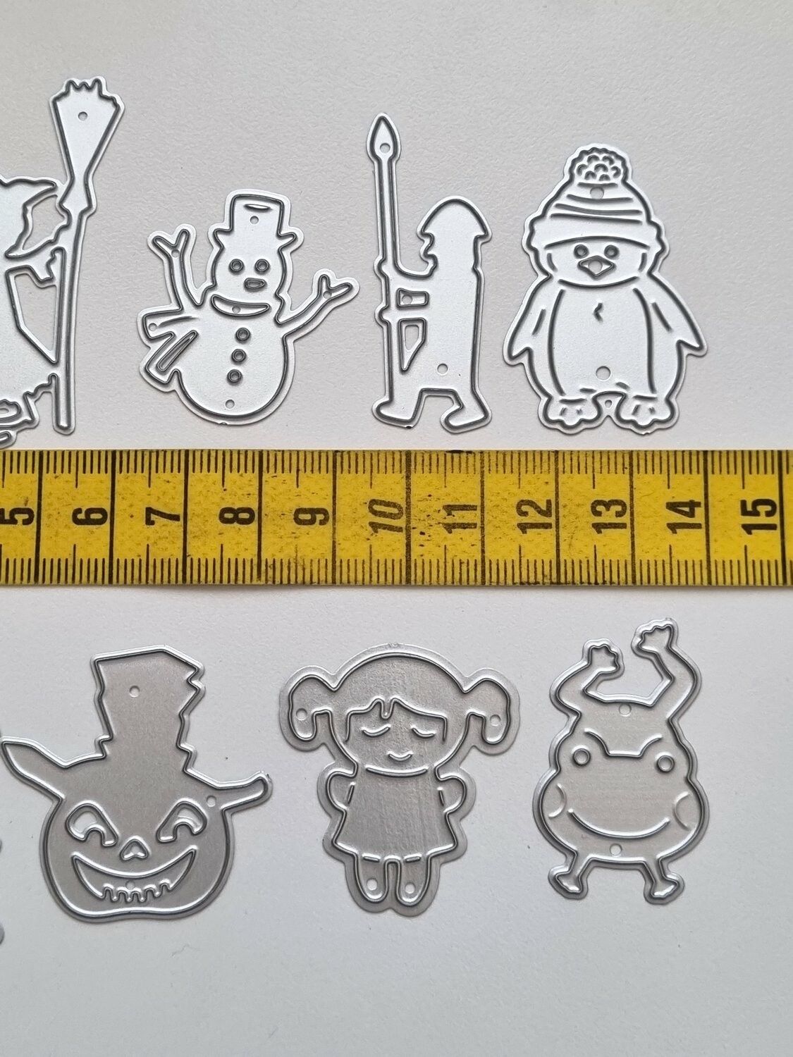 Scrapbooking, dies, cutting dies - 10 st figurer