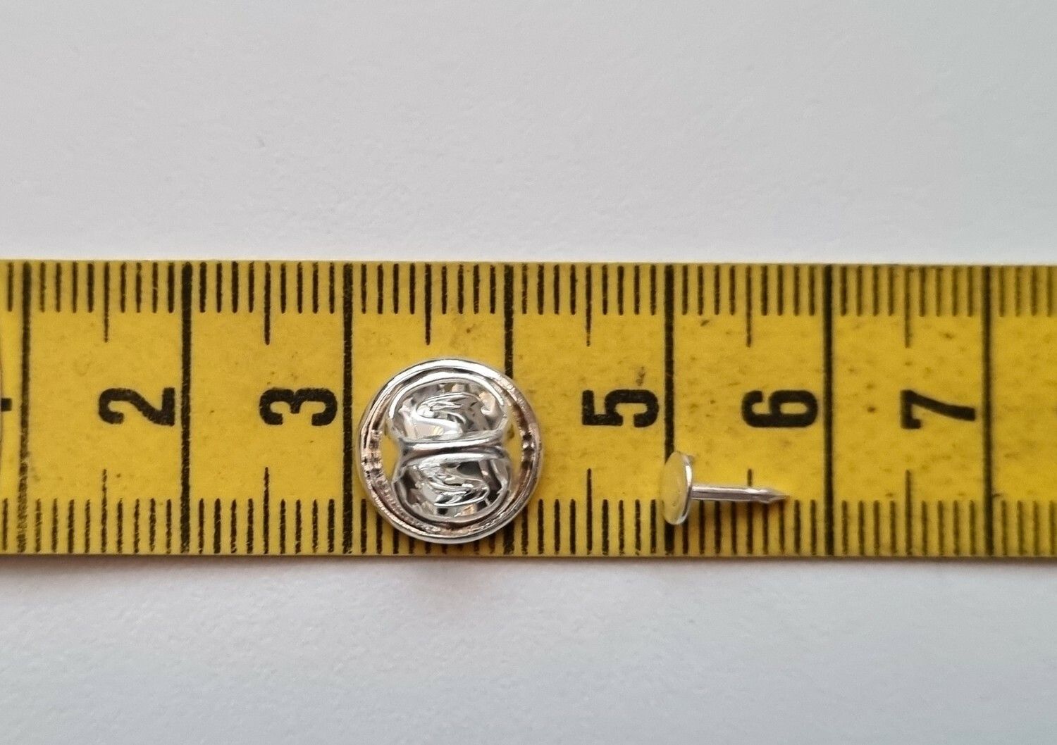 10 st silverfärgade fjärilslås / klämstift för att göra pins
