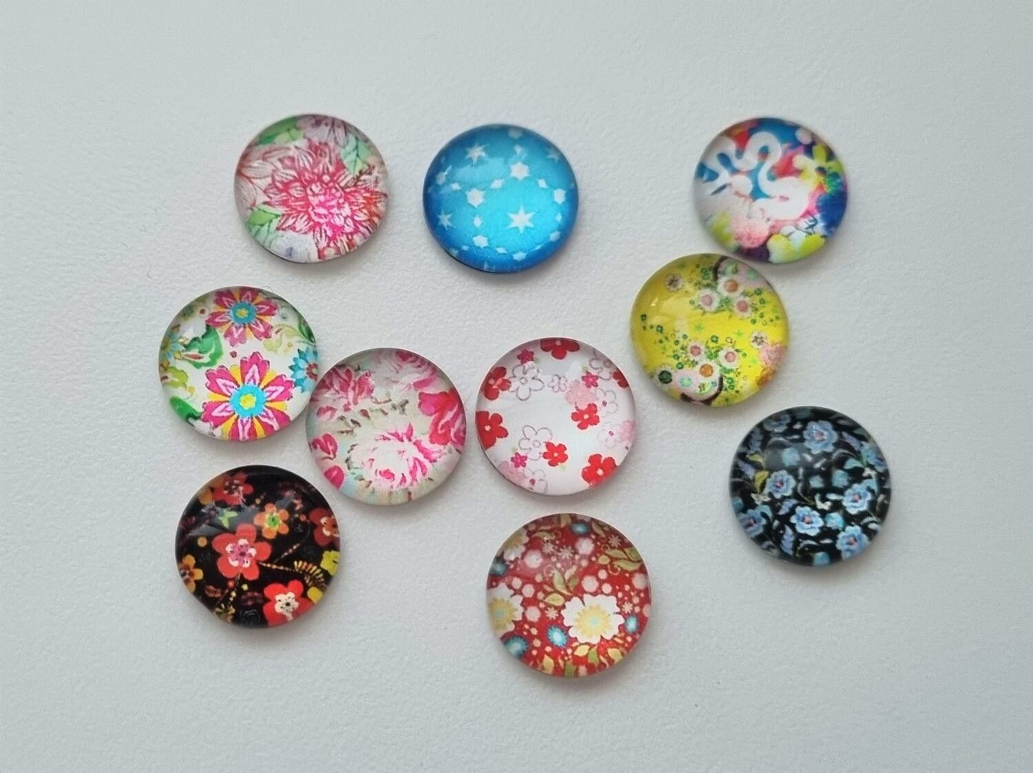 10 st kylskåpsmagneter, neodymium magneter med mixade motiv