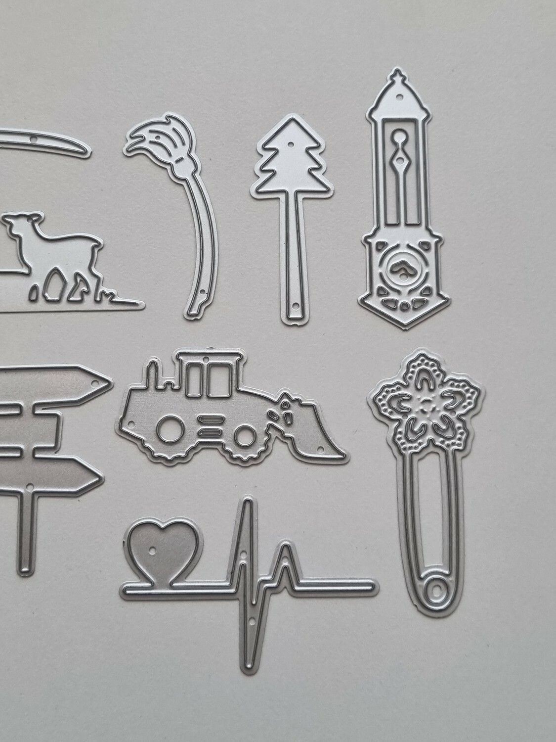 Scrapbooking, dies, cutting dies - 11  st