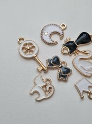 13 st söta Berlocker Charms Hängen för smyckestillverkning
