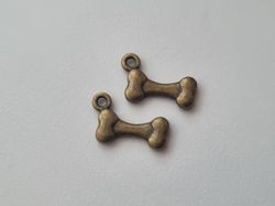 Berlocker Hundben (2 st bronsfärgade)