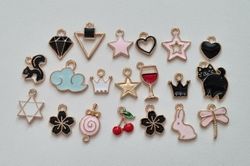 20 st söta Berlocker Charms Hängen för smyckestillverkning