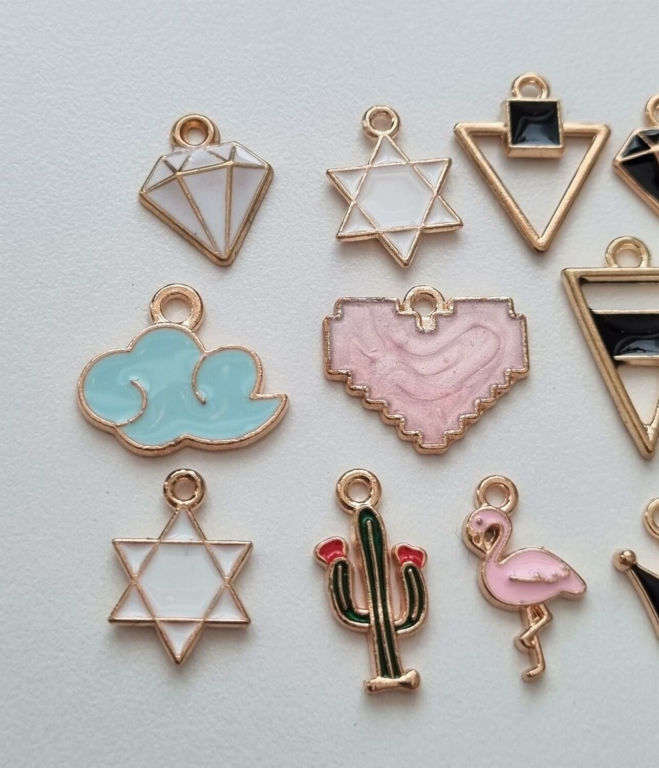 20 st Berlocker Charms Hängen för smyckestillverkning