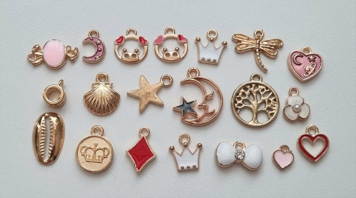 20 st Berlocker Charms Hängen för smyckestillverkning