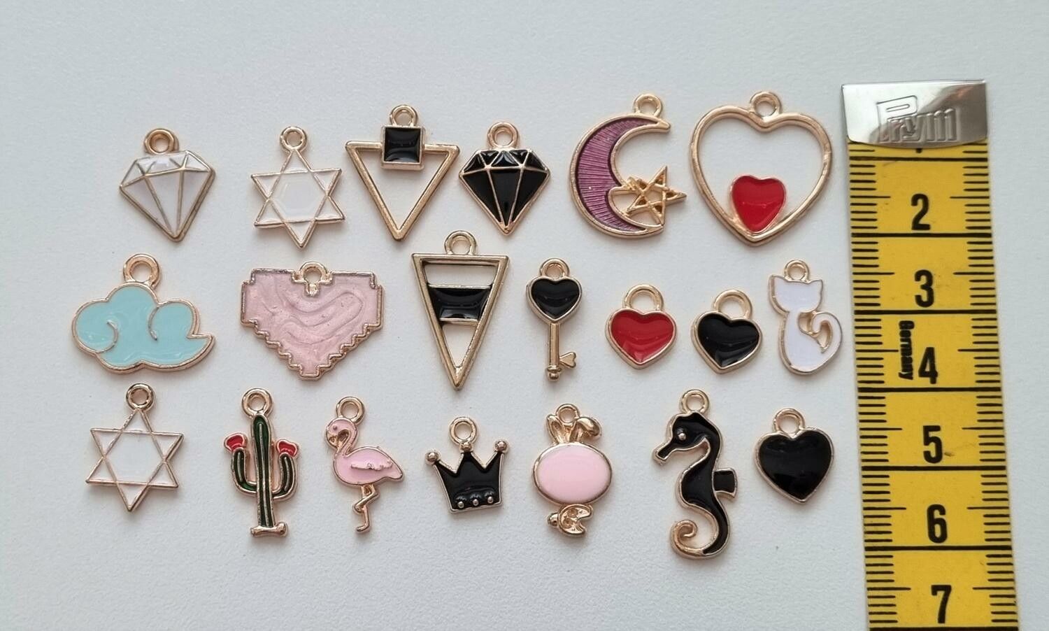 20 st Berlocker Charms Hängen för smyckestillverkning