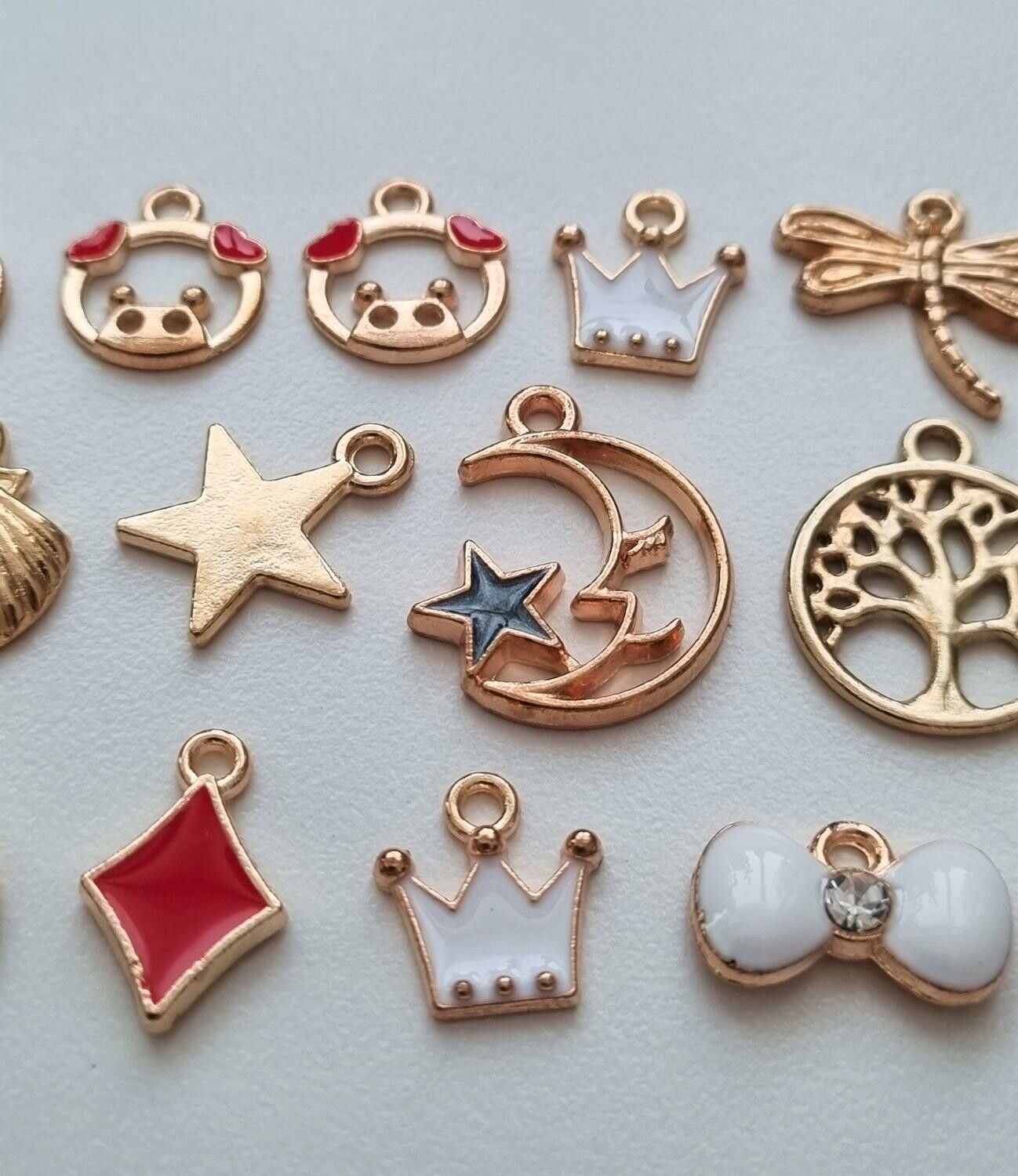 20 st Berlocker Charms Hängen för smyckestillverkning