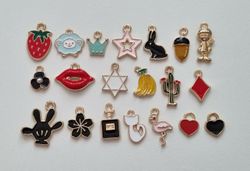 20 st söta Berlocker Charms Hängen för smyckestillverkning