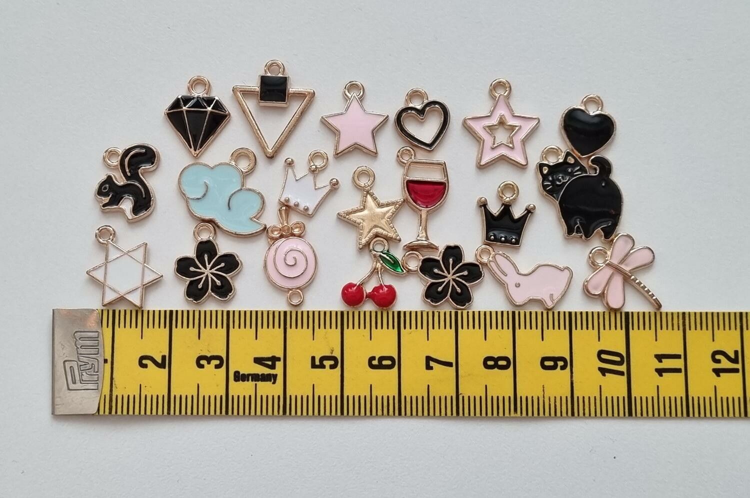 20 st söta Berlocker Charms Hängen för smyckestillverkning
