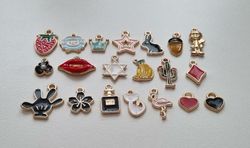 20 st söta Berlocker Charms Hängen för smyckestillverkning