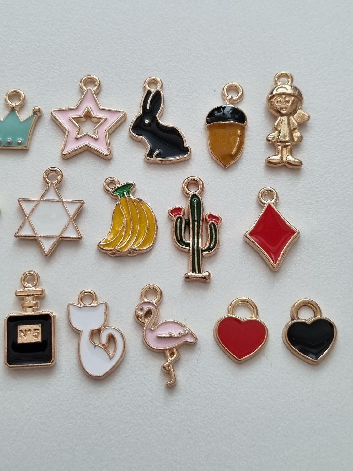 20 st söta Berlocker Charms Hängen för smyckestillverkning