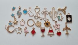25 st söta Berlocker Charms Hängen för smyckestillverkning