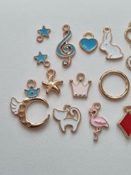 25 st söta Berlocker Charms Hängen för smyckestillverkning