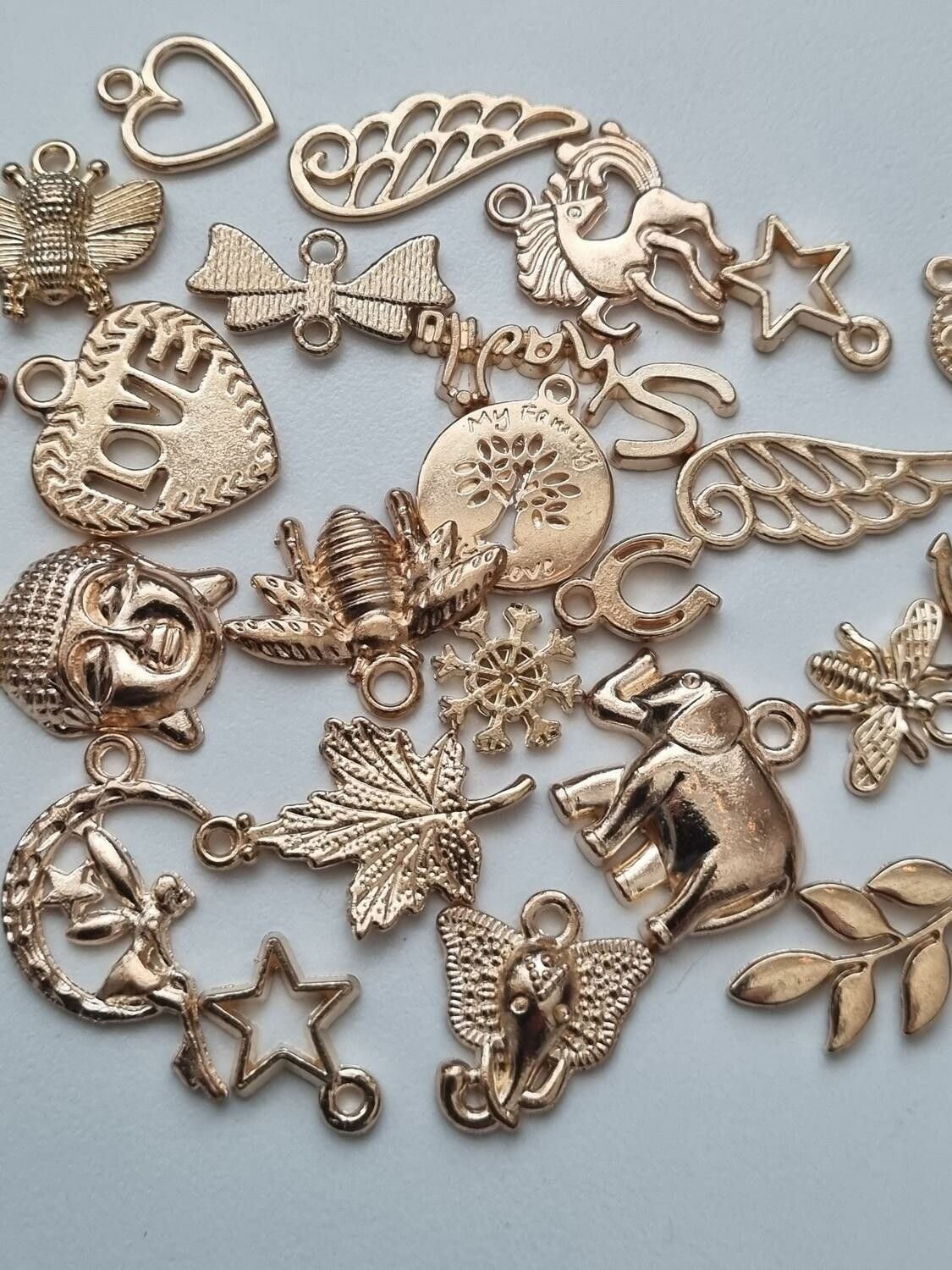28 st söta Berlocker Charms Hängen för smyckestillverkning