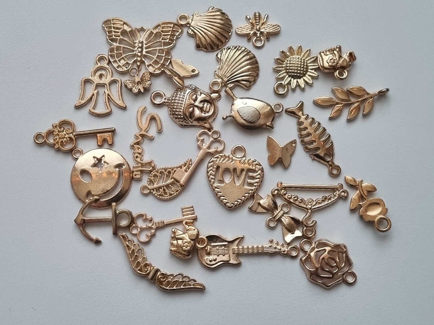 29 st söta Berlocker Charms Hängen för smyckestillverkning