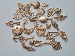 29 st söta Berlocker Charms Hängen för smyckestillverkning