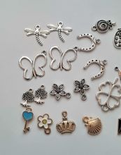 29 st Berlocker Charms Hängen för smyckestillverkning