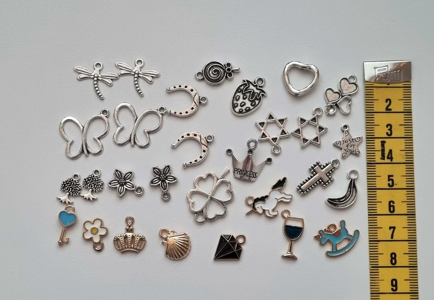 29 st Berlocker Charms Hängen för smyckestillverkning