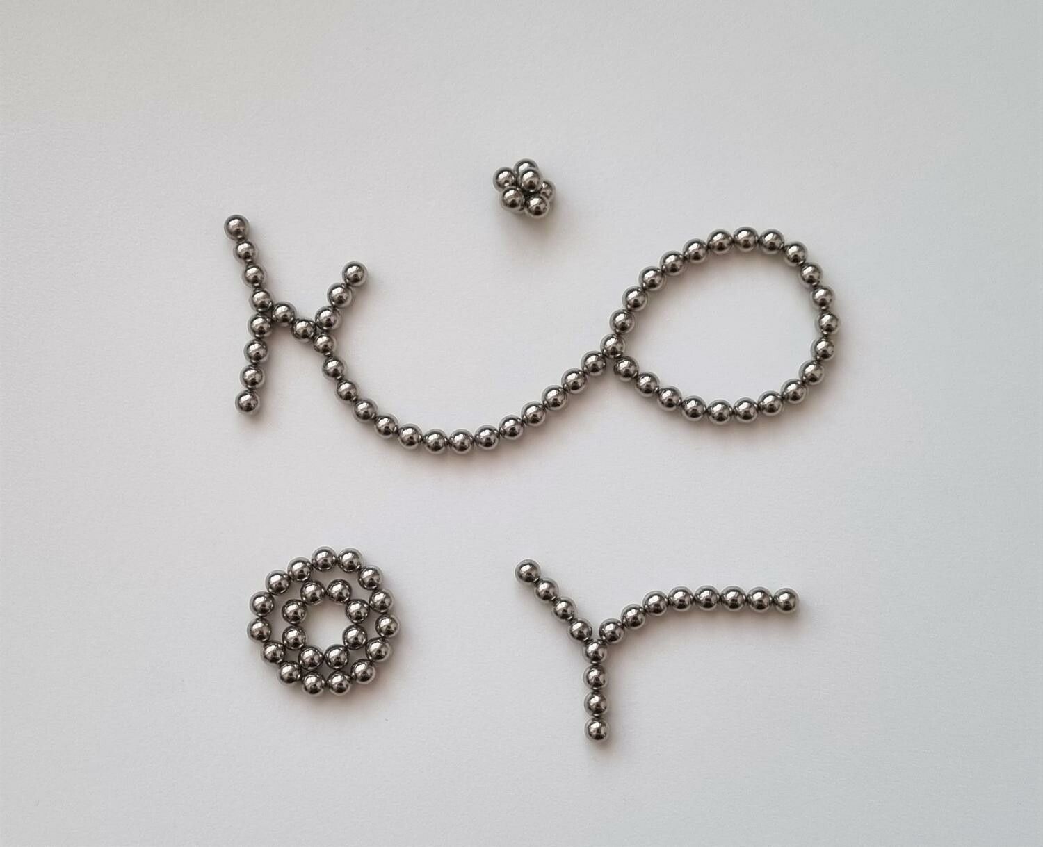 50 st neodymium kulor, magnetiska bollar / neo cubes