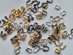 50 st Wire guards, smyckestillbehör (blandade färger)
