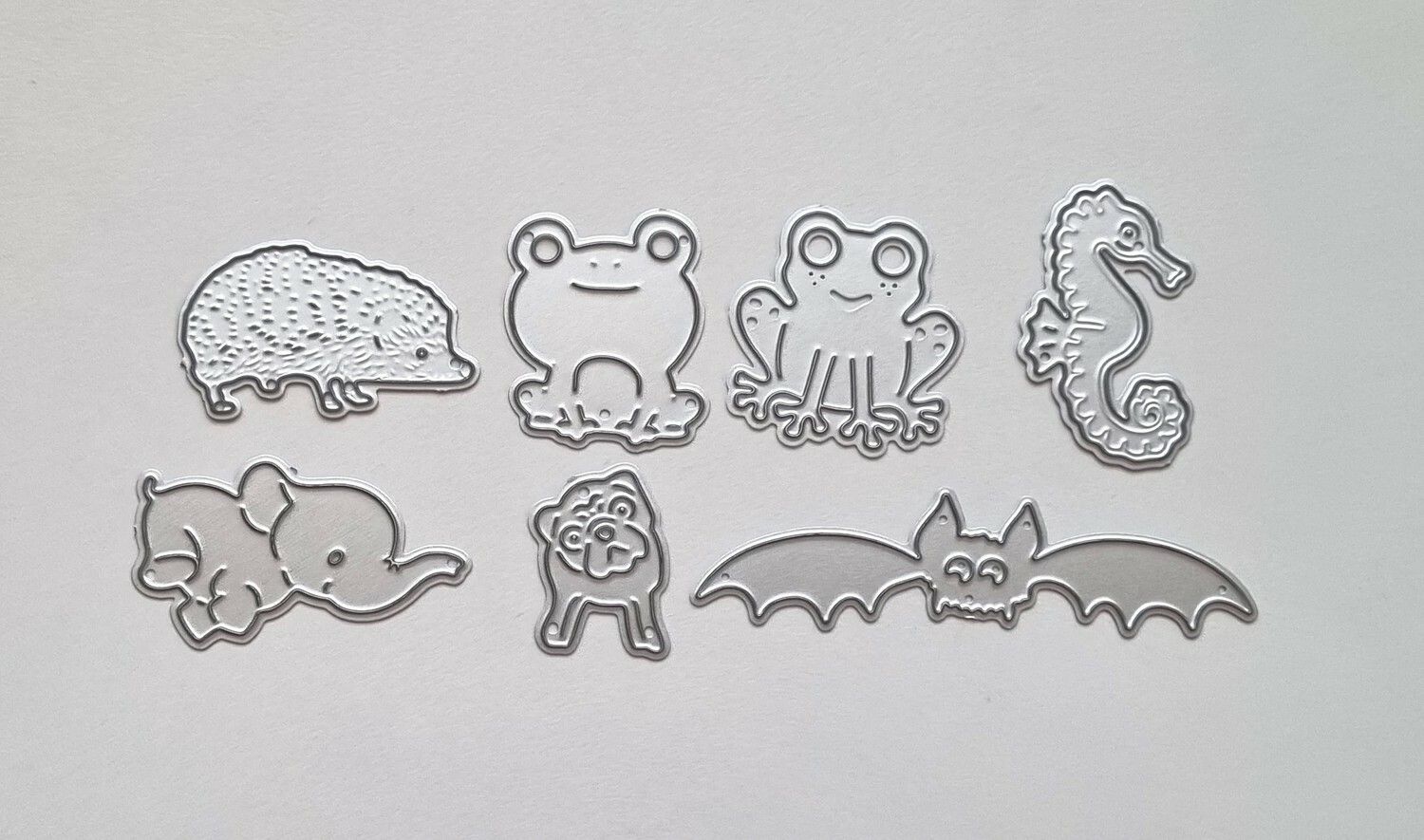 7 st dies, die cuts djur