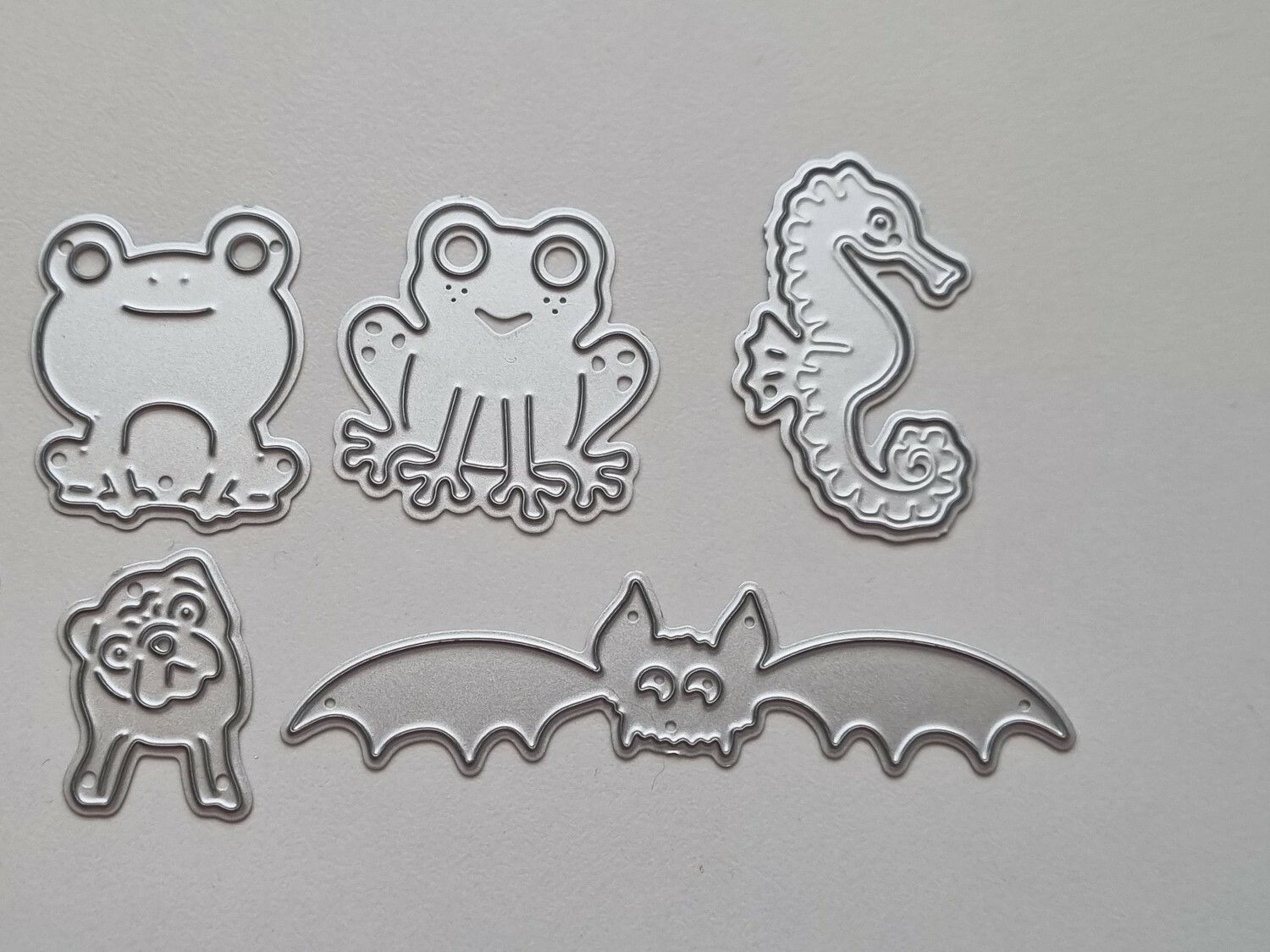 7 st dies, die cuts djur