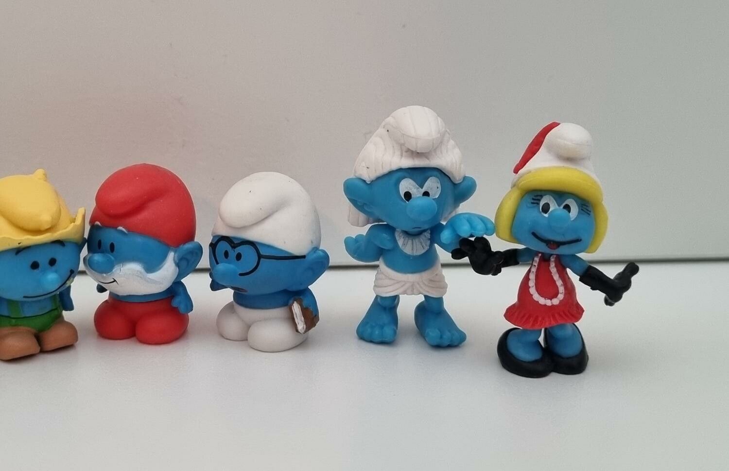 7 st små smurfar