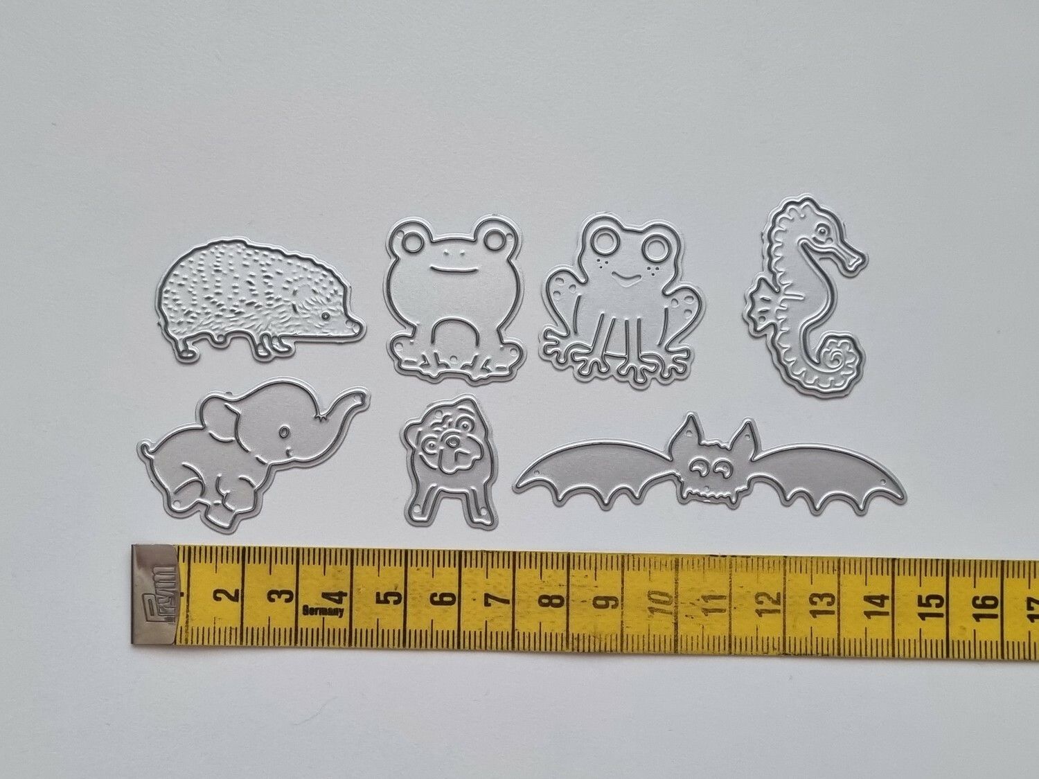 7 st dies, die cuts djur