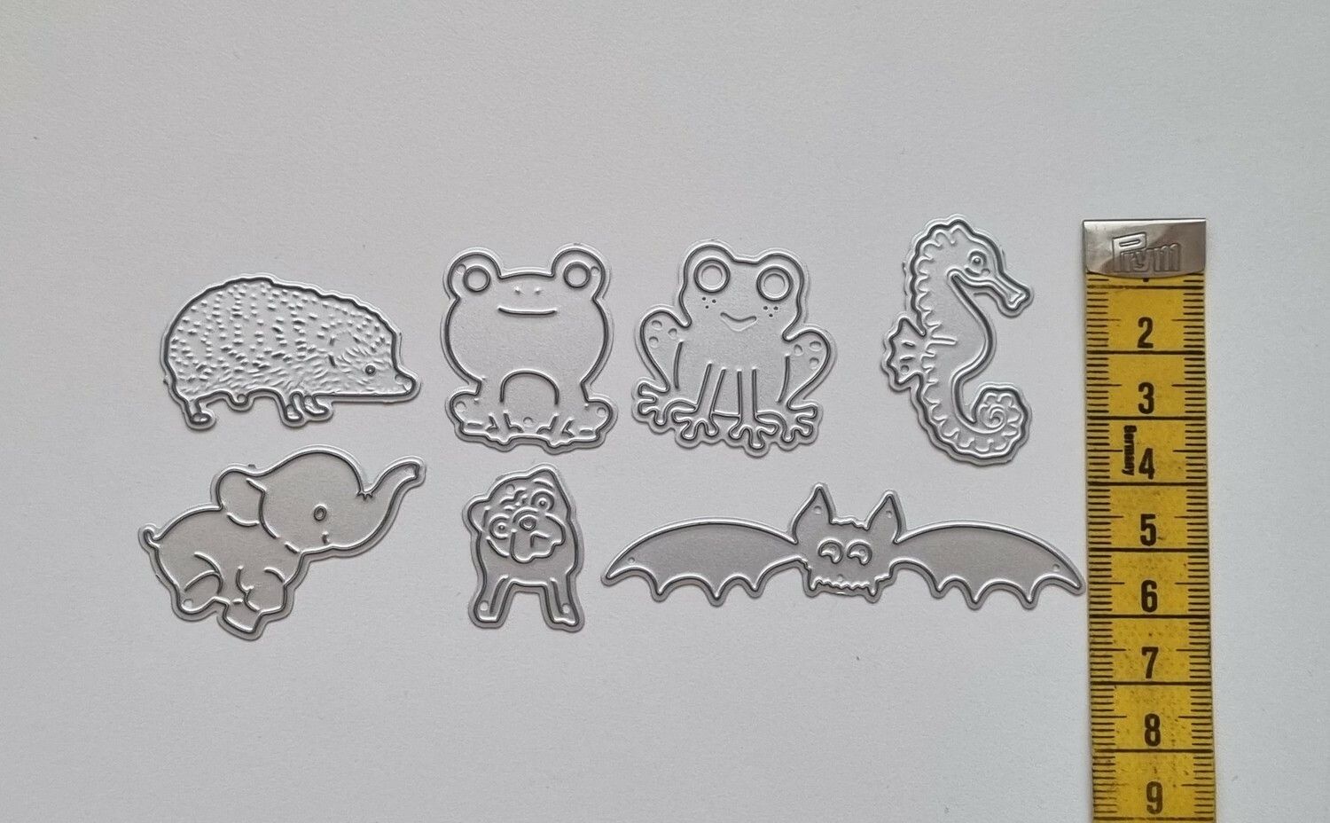 7 st dies, die cuts djur
