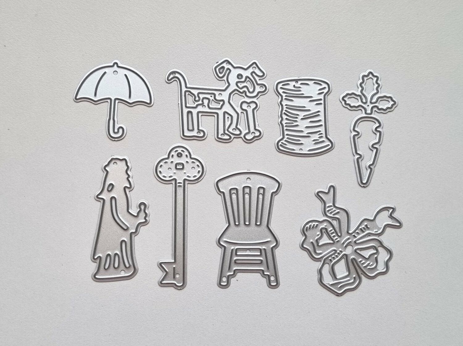 Mixade die cuts, 8 st