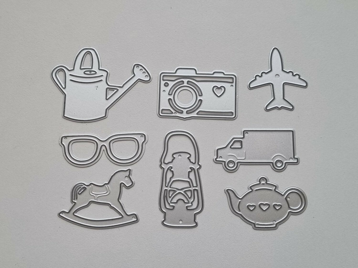 Scrapbooking, dies, cutting dies - 8 st