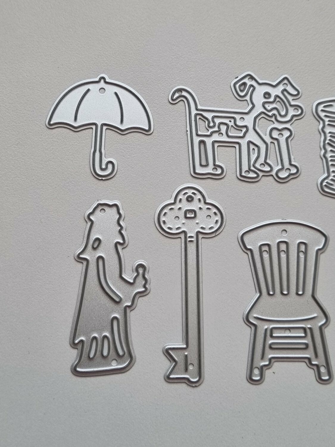 Mixade die cuts, 8 st