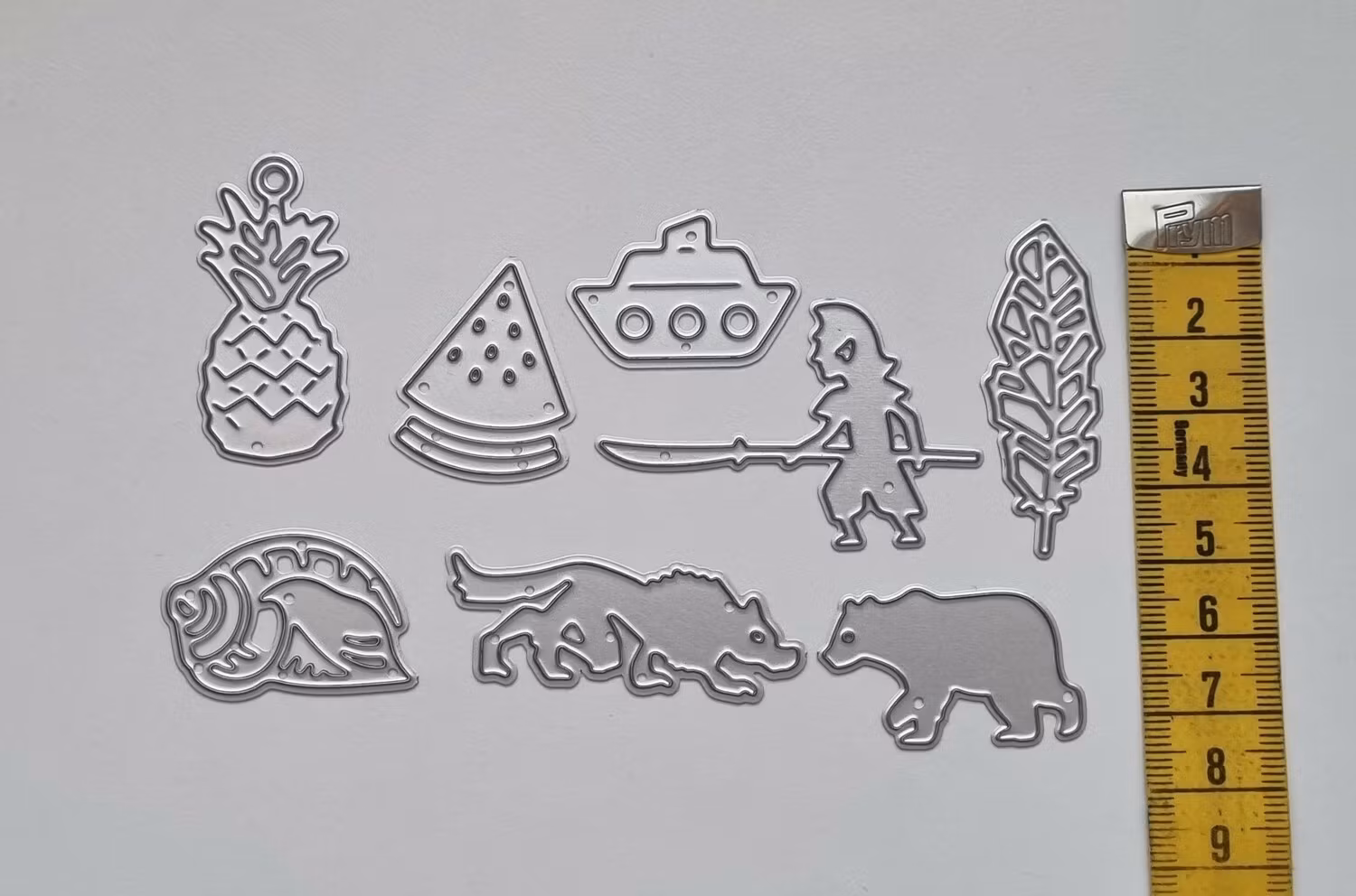 8 st Mixade Die Cut, Cutting Die