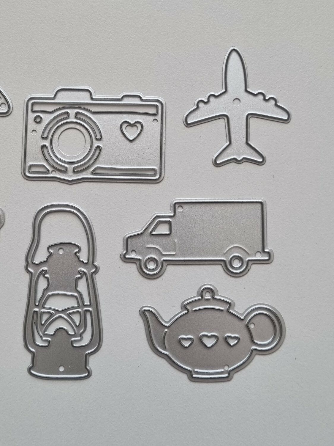 Scrapbooking, dies, cutting dies - 8 st